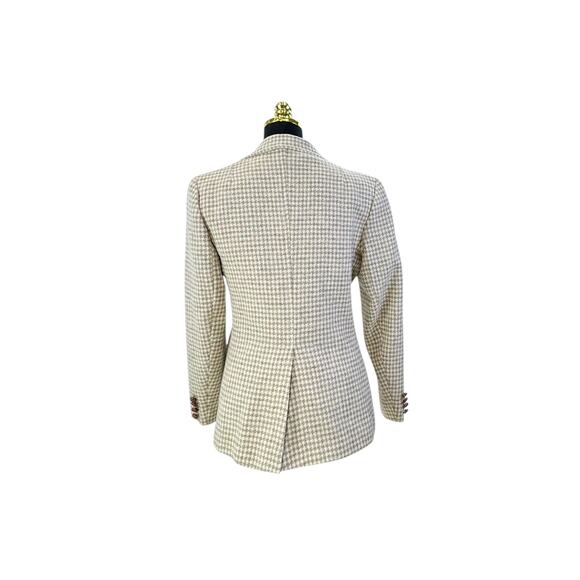 Evan Picone 100% Wool Houndstooth Blazer - Classic Style - Picture 6 of 10
